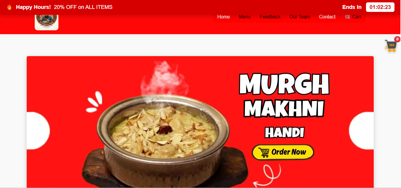 Pathana Da Dhaba Website Preview